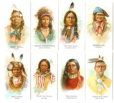 1888 N2 Allen & Ginter "American Indian Chiefs" Skinned Complete Set (50) 